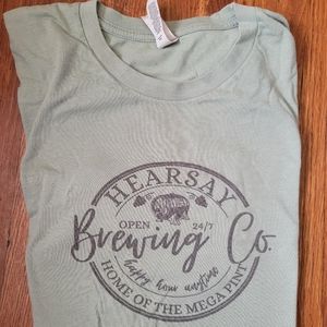 Bella & Canvas sage green tee